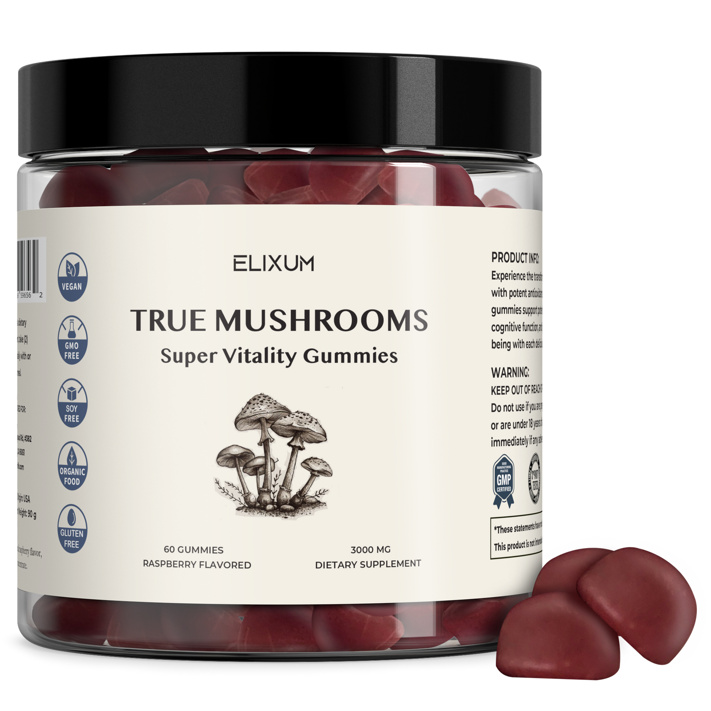 True Mushroom Daily Gummies